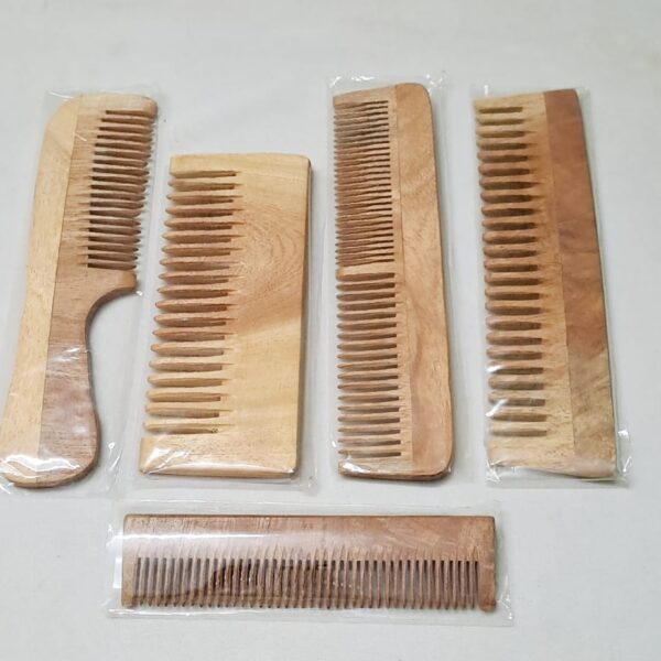 Neem Wood Comb Samples Set