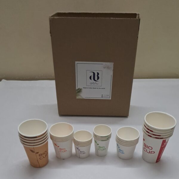 Biocups (PLA coated paper cups) Sample Set