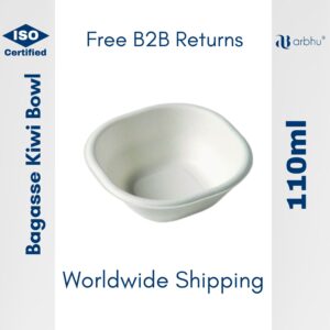 110ml Bagasse Kiwi Bowl- 1000pieces (50×20)