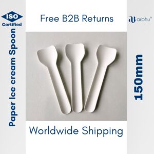 Bagasse Ice cream Spoon- 2500ieces (50×50)