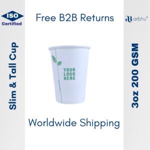 3oz Slim & Tall Biocup 200 GSM - 8500 pieces (100×85)