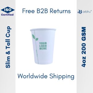 4oz Slim & Tall Biocup 200 GSM - 8000 pieces (100×80)