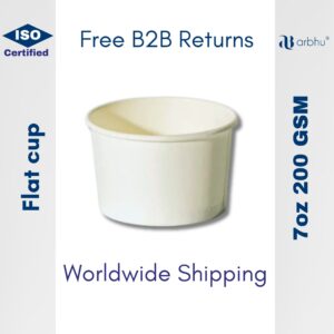 7oz Flat Biocup 200 GSM - 5500 pieces (100×55)