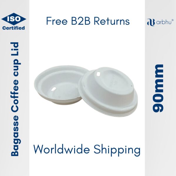 90mm Bagasse Lid- 1000pieces (50×20)