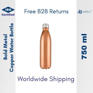 750ml BoldMetal Copper Water Bottle - 32pieces (1×32)