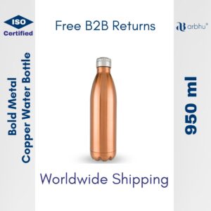 950ml BoldMetal Copper Water Bottle - 32pieces (1×32)