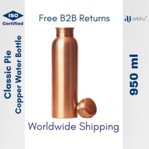 950ml Classic Pie Copper Water Bottle - 32pieces (1×32)