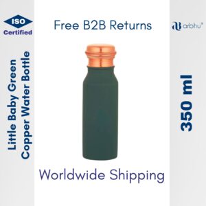 350ml Lil' Copper Green Copper Water Bottle- 75pieces (1×75)