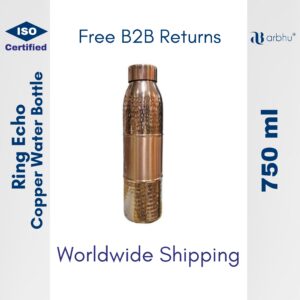 750ml Ring Echo Copper Water Bottle - 32pieces (1×32)