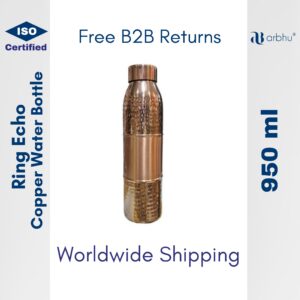 950ml Ring Echo Copper Water Bottle - 32pieces (1×32)