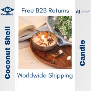 Coconut shell candle- 30pieces (1×30)