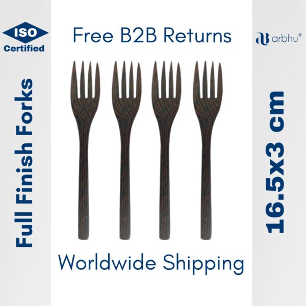 Coconut shell forks- 75 pieces (1×500)
