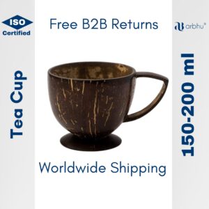 150-200ml coconut shell tea cups- 75 pieces (1×75)