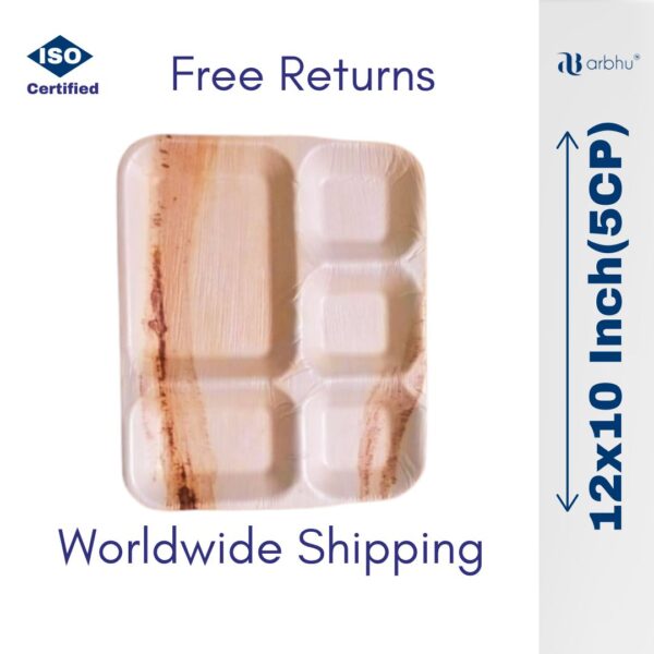 Areca/Palm leaf Compartment plates