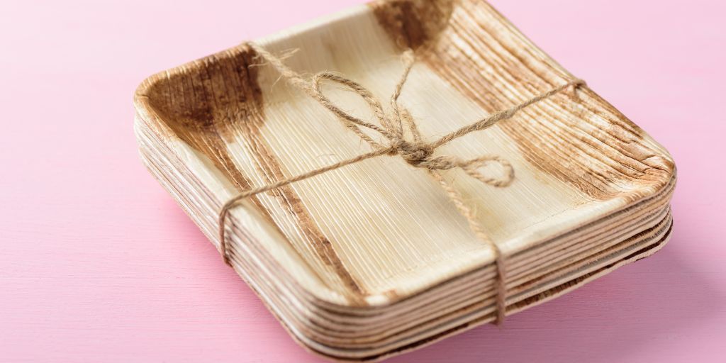 9. Natural Areca Leaf Dinnerware