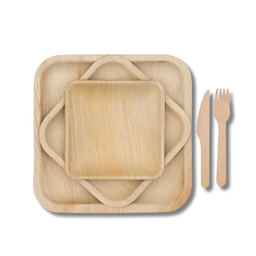 10, 8, 6 Inch Sq with with Cutleries - from $1